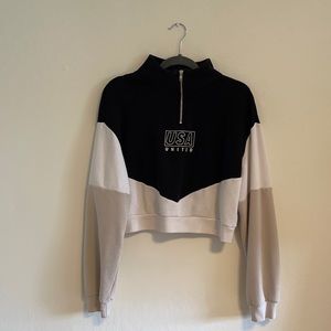 cotton-blend sweatshirt